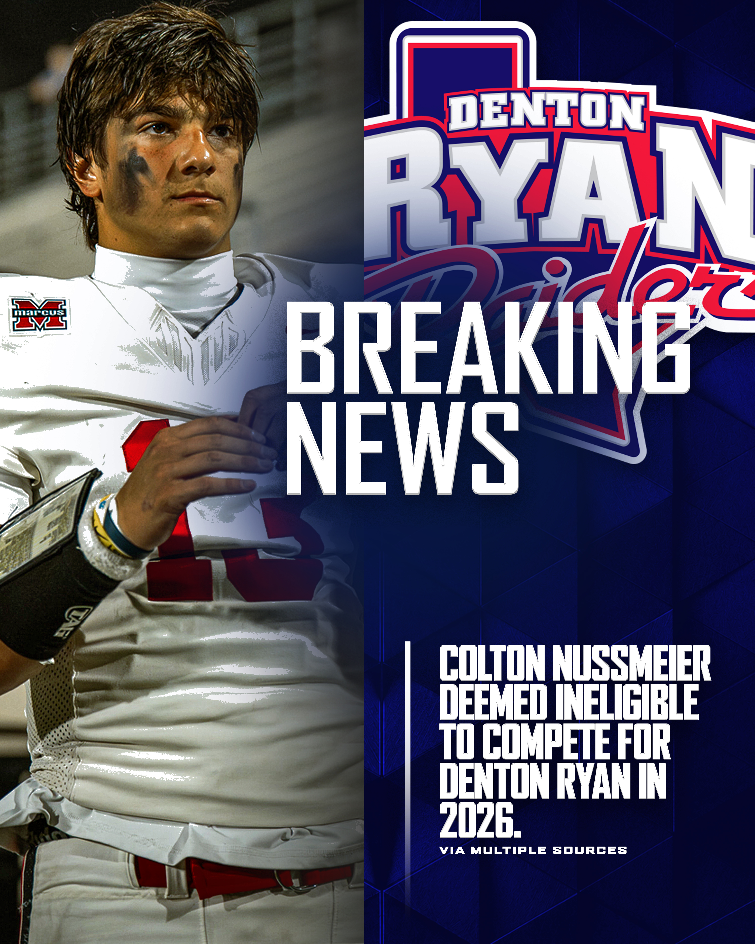 Georgia Commit Colton Nussmeier Ineligible for the 2026 Senior Year Season