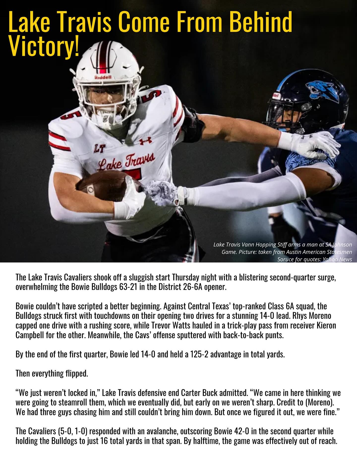 Varsity Magazine Week 5 Update, page 10